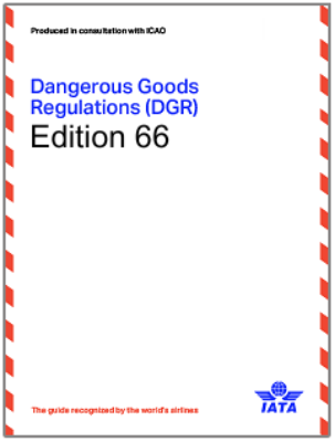 Picture of IATA Dangerous Goods Regulations (DGR), 66th Edition 2025