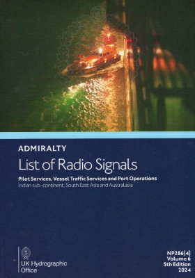 Picture of NP286(4) - ADMIRALTY List of Radio Signals: Volume 6, Part 4 - 2024