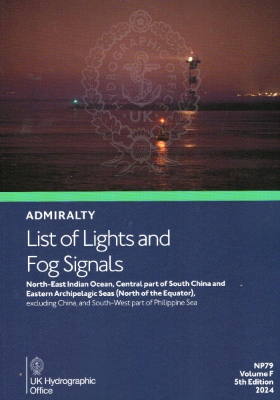 Picture of ADMIRALTY List of Lights and Fog Signals - NP79 - Volume F