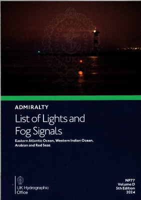 Picture of NP77 - ADMIRALTY List of Lights and Fog Signals - Volume D