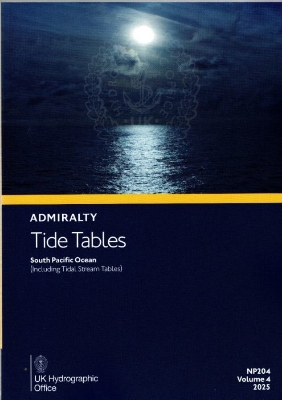 Picture of NP204 - ADMIRALTY Tide Table: South Pacific Ocean (including Tidal Stream Tables) (2025)