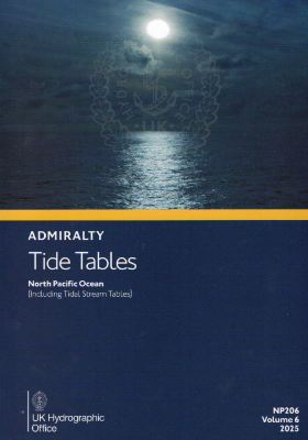 Picture of NP206 - ADMIRALTY Tide Table: North Pacific Ocean (2025)